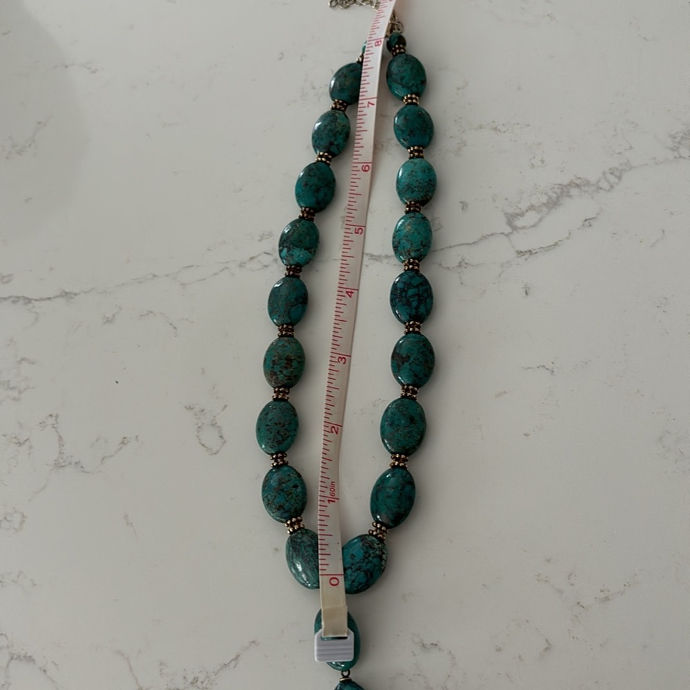 Turquoise Statement Necklace - Picture 4 of 4